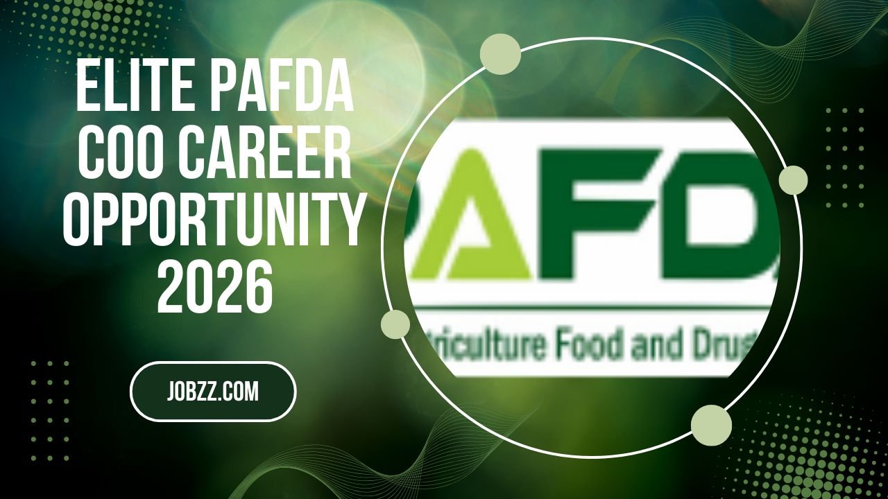 Elite PAFDA COO Career Opportunity 2026