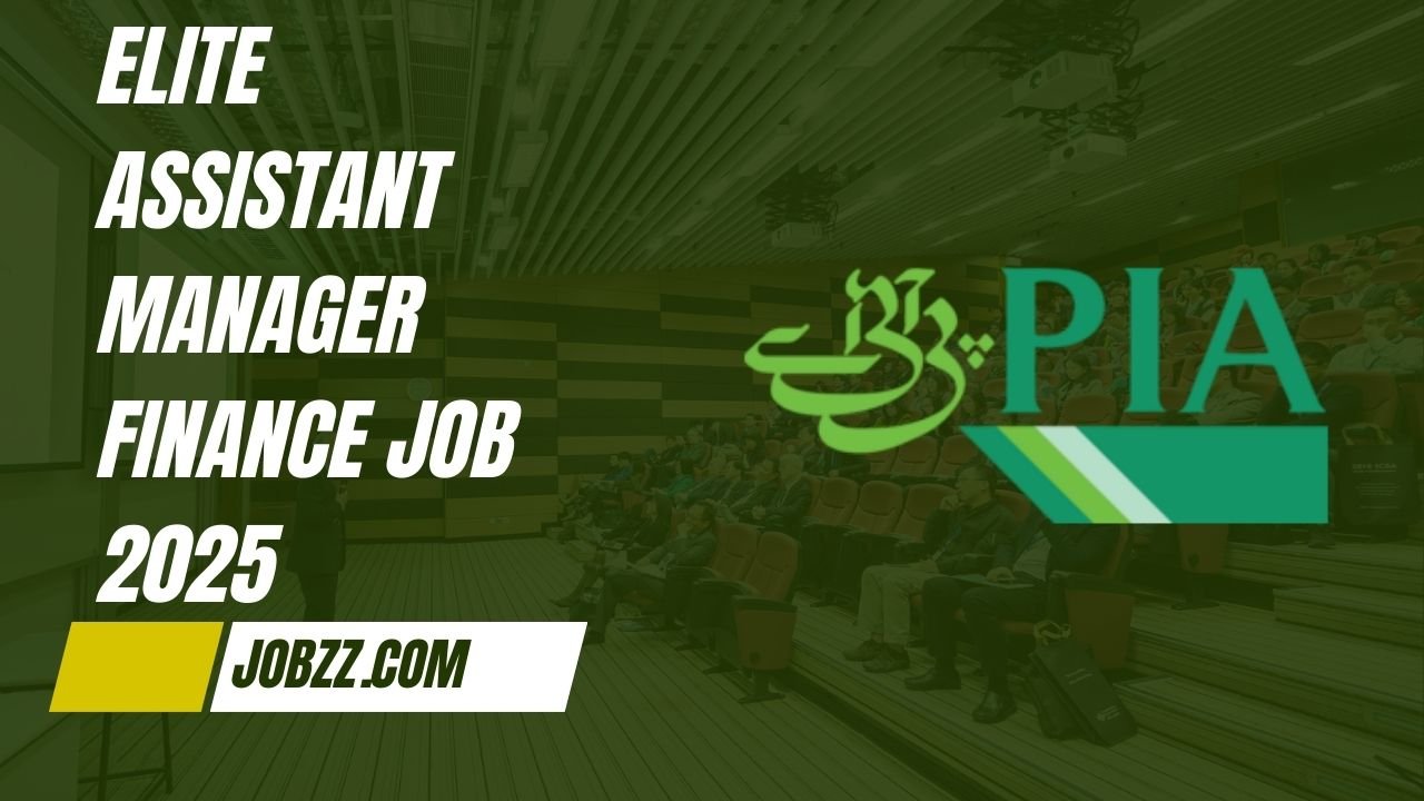 Elite Assistant Manager Finance Job 2025 (Islamabad)