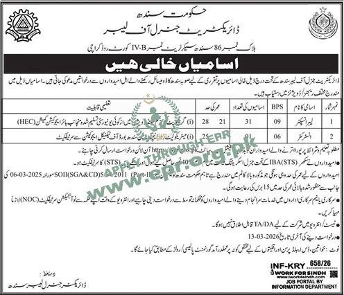 Top-Tier Sindh Labour Jobs 2026