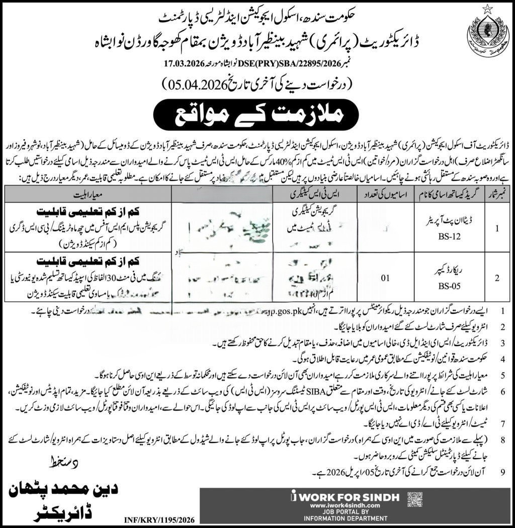 DSE Jobs 2026